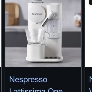 Nespresso Lattissima One in Elegant White